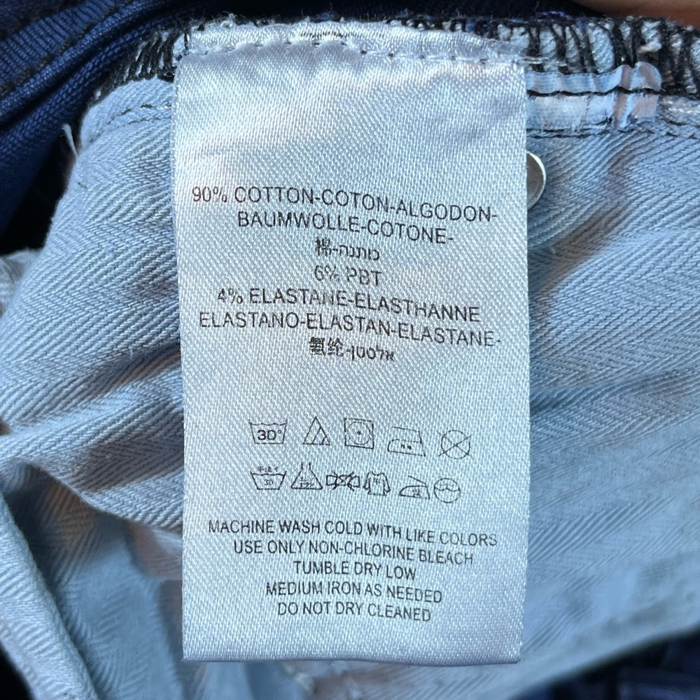 Free People Skinny Jeans w/ Distress, Dark Blue, Size 27 - Picture 7 of 7